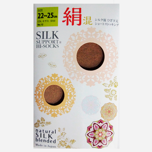 絹混ひざ下ショートストッキング 絹混ひざ下ショートストッキング